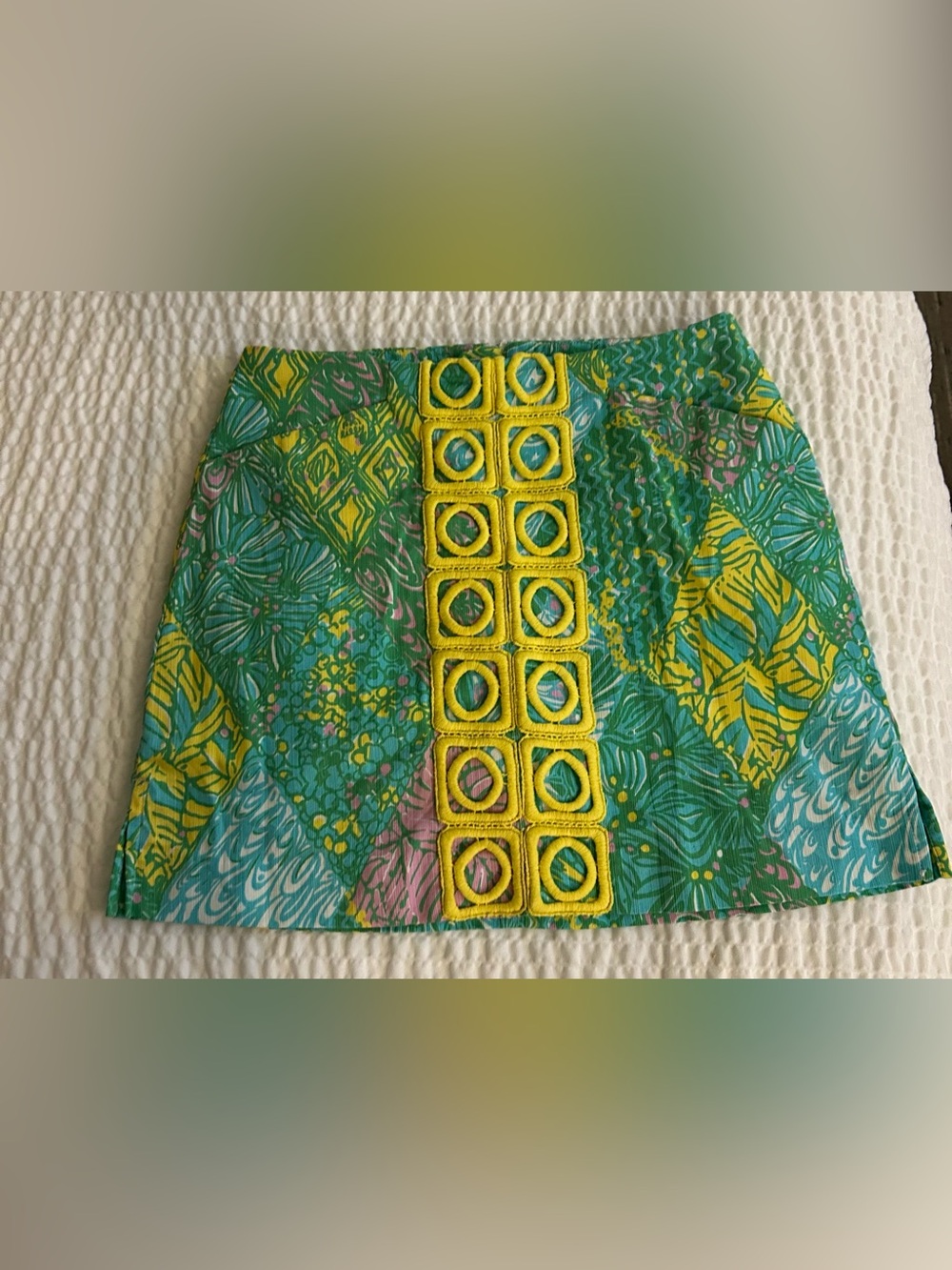 Vintage Floral Print Lily Pulitzer Skirt w shorts under size 0 zero